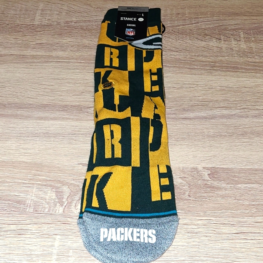 STANCE GREEN BAY PACKER SOCKS